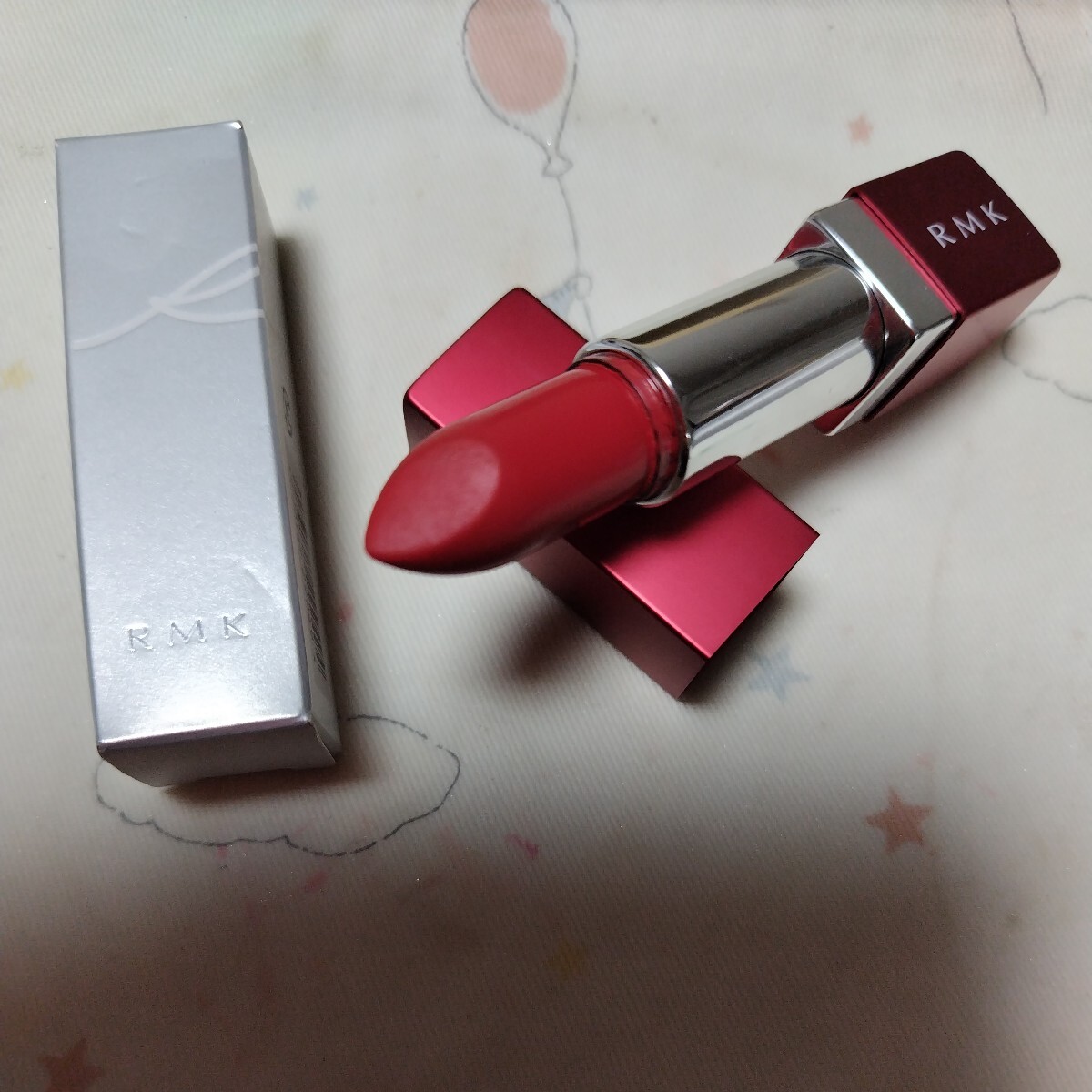 * popular color *RMK silk mat lips 02sa mare do lipstick rouge lip red red 