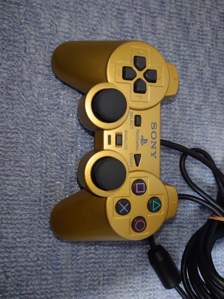 【動作確認済】プレイステーション２本体 百式ゴールド/PlayStation2 hyaku-shiki goldの画像7