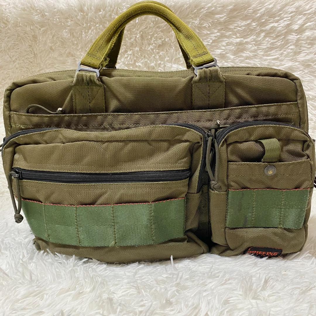 [ rare ]BRIEFING Briefing 2WAY briefcase business bag shoulder bag olive khaki green green NEO B4 LINER