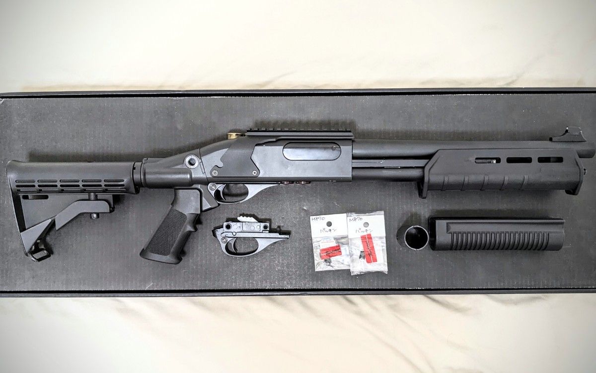 東京マルイ ガスコッキングガン M870 タクティカル MAGPUL 実物 東京マルイ ガスコッキングガン M870 タクティカル MAGPUL 実物