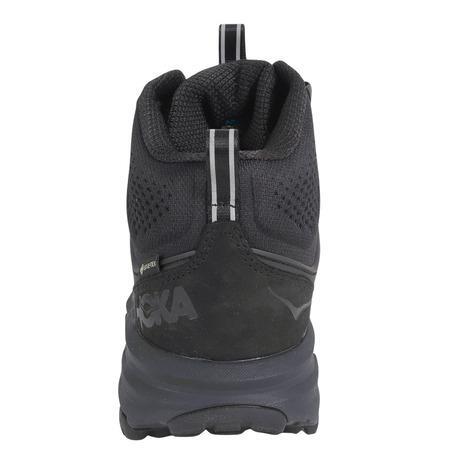 ホカ（HOKA）（メンズ）防水 トレッキングシューズ CHALLENGER MID GORE-TEX ワイド ブラック 1106523-BLK 軽量 衝撃吸収_画像5