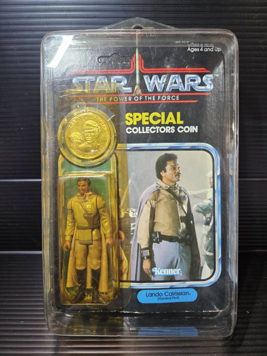 ヴィンテージ スターウォーズ/オールドケナー 1980年代 『Lando Calrissian/ランド・カルリジアン』スペシャルコイン付き POTF 長期保管品 _画像1