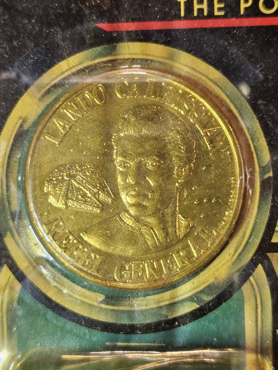 ヴィンテージ スターウォーズ/オールドケナー 1980年代 『Lando Calrissian/ランド・カルリジアン』スペシャルコイン付き POTF 長期保管品 _画像2