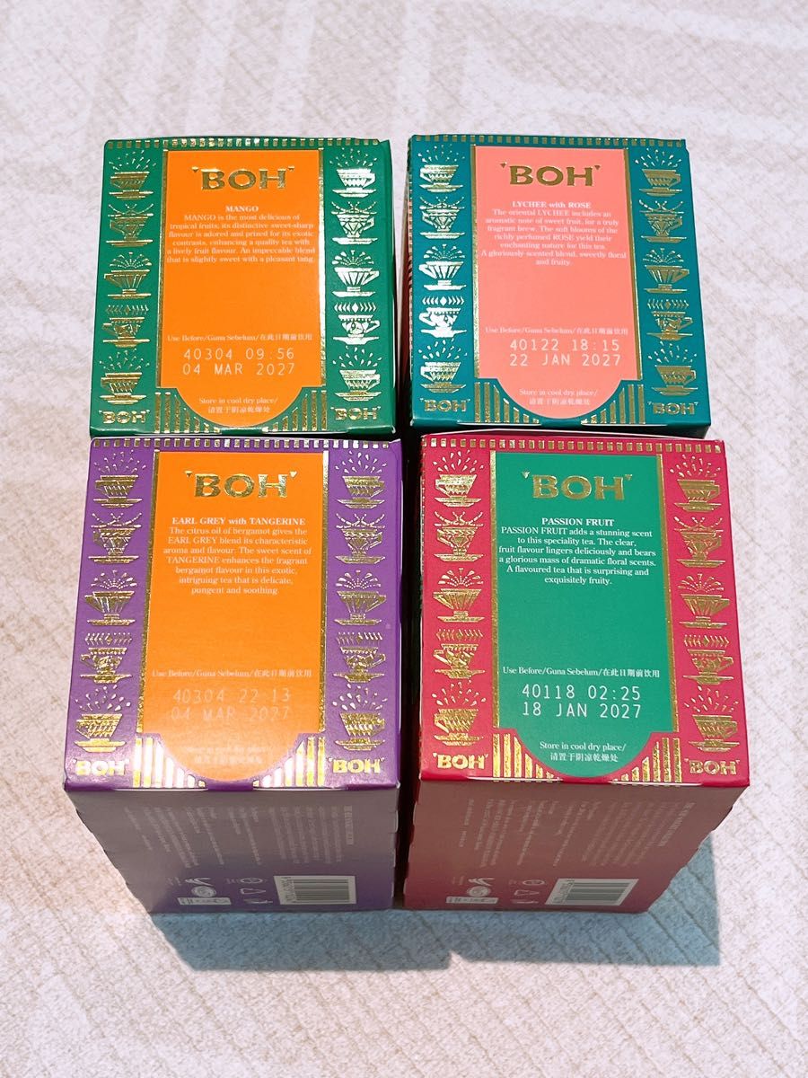 BOH TEA 4種類セット　マレーシア　紅茶 TWG