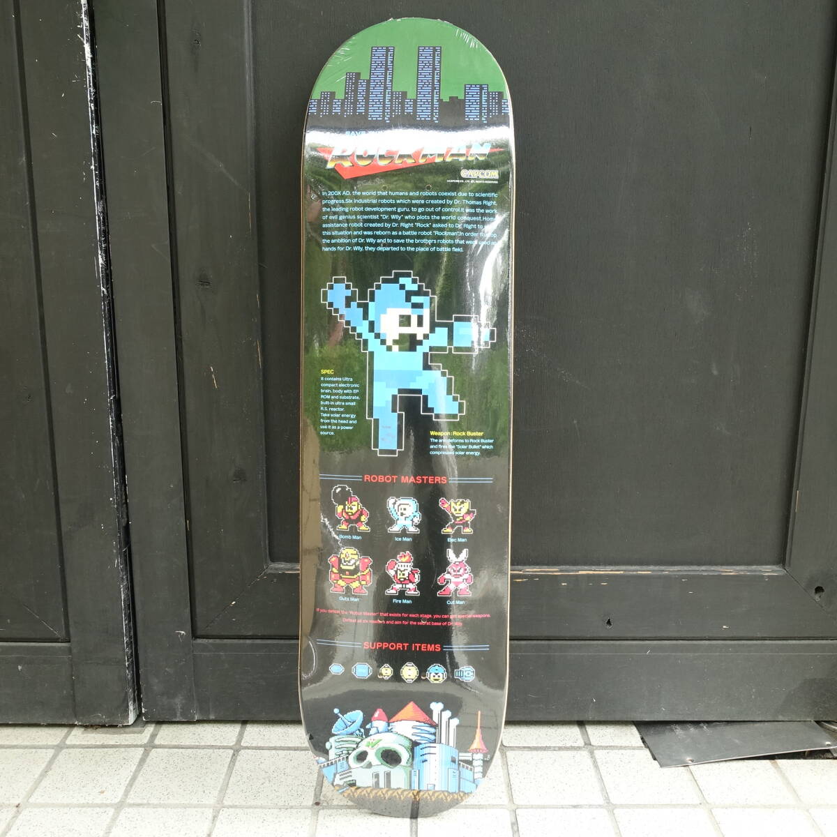 ROCKMAN ロックマン スケートボードデッキ/未使用/Bless Toys/※同梱不可/Skateboard/スポーツ/14868_画像1