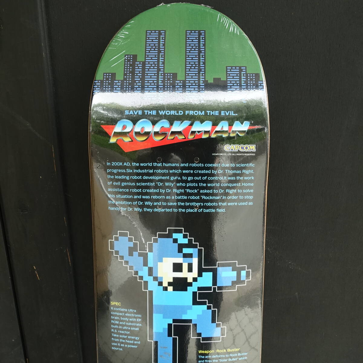 ROCKMAN ロックマン スケートボードデッキ/未使用/Bless Toys/※同梱不可/Skateboard/スポーツ/14868_画像2