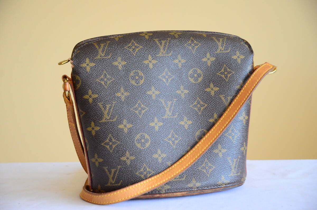 LOUIS VUITTON ルイヴィトン ドルーオ ショルダーバッグ モノグラム M51290 斜め掛け 中古の画像1