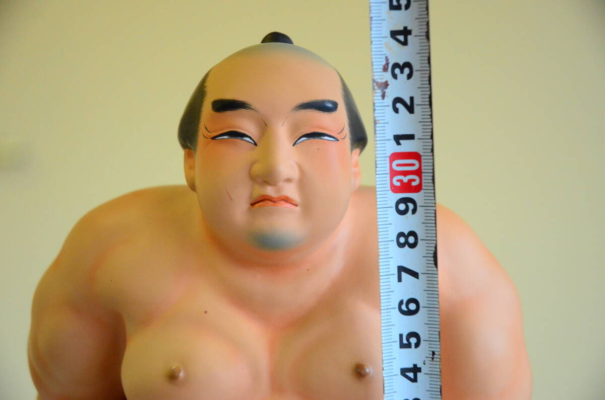 仙台堤焼 つつみ人形 谷風 大相撲力士 34cm 伝統工芸品_画像9