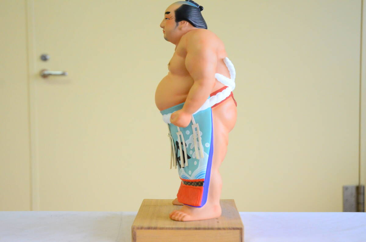 仙台堤焼 つつみ人形 谷風 大相撲力士 34cm 伝統工芸品_画像2