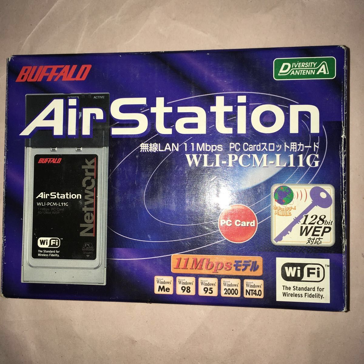 Buffalo Air Station WLI-PCM-L11G 無線LANカード ジャンク