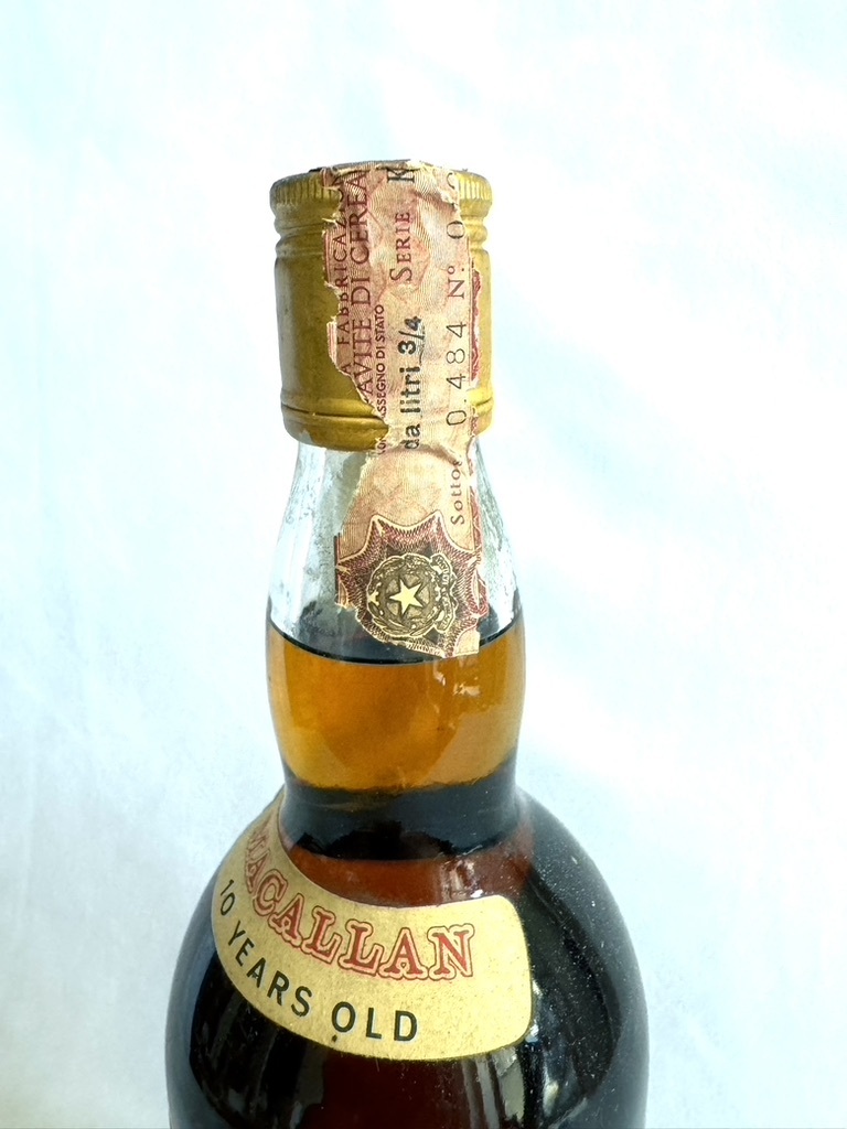 【歴史的ボトル】MACALLAN 10年 100PROOF マッカラン 　　　 検(18年 25年 30年 ボウモア 山崎 イチローズモルト 軽井沢_画像6