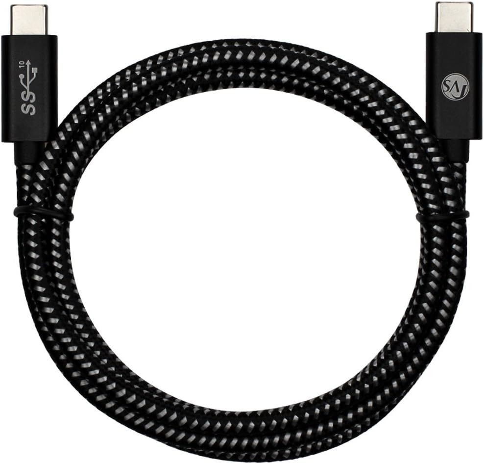 USB 3.1 Gen2対応 USB Type-Cケーブル 1m(二重ナイロン編み)CA-TYPEC-100SB
