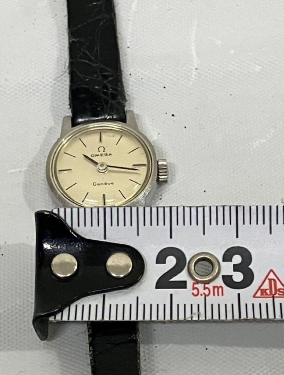 【稼働品】OMEGA オメガ Geneve ジュネーブ 手巻き レディース腕時計