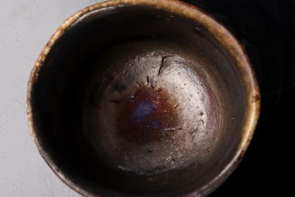 [. luck ] Yamamoto .[ Bizen earth .. sake .] Bizen ... sake . Bizen . large sake cup .. Bizen . sake cup and bottle Bizen sake .. human national treasure Yamamoto . preeminence also box also cloth attaching guarantee goods 