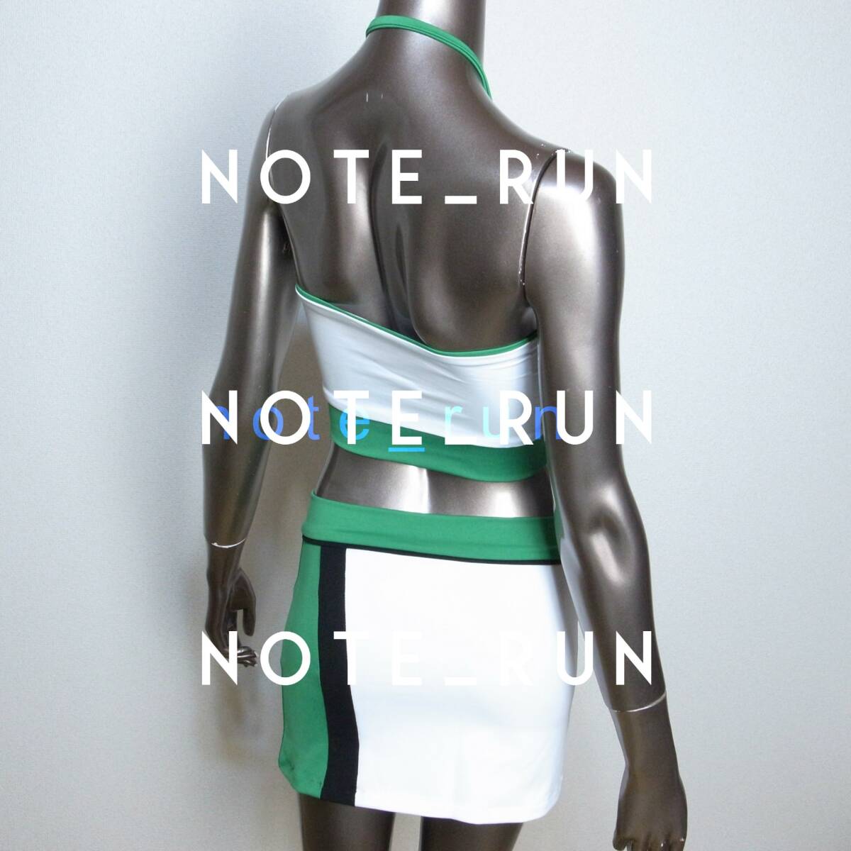 【xs】コスチューム RQ レースクイーン 衣装　白・緑