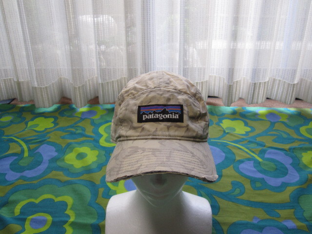Patagonia パタゴニア 迷彩柄 キャップ 帽子 メンズ/ワンサイズ USED キャンプ アウトドア_画像1