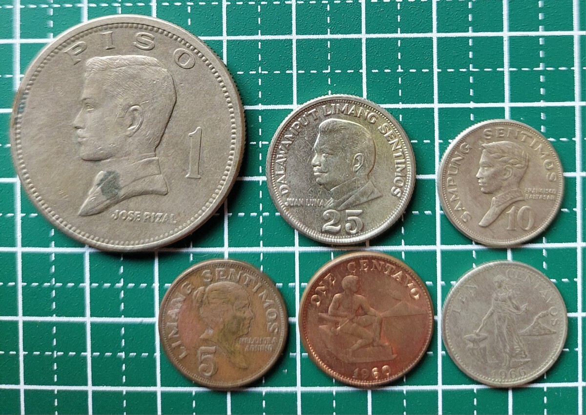 フィリピンコイン　6枚セット_画像1