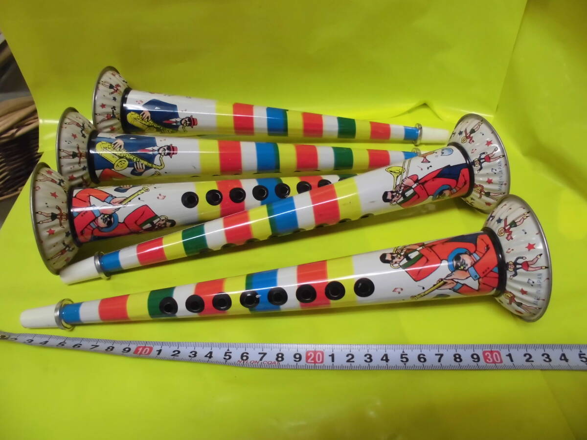  подлинная вещь жестяная пластина труба большой 5 шт. комплект сделано в Японии 