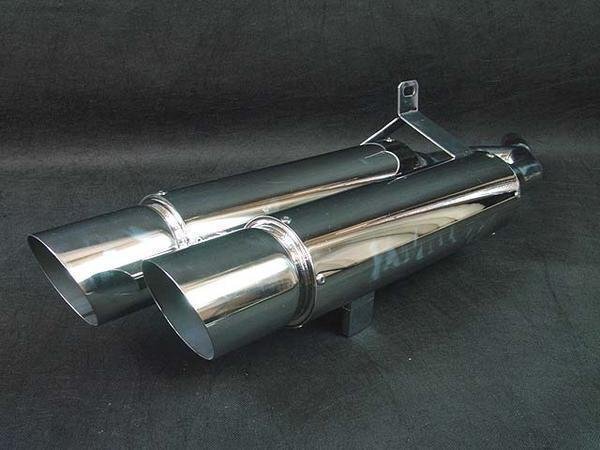  Maxam SG17J SG21J dual muffler all made of stainless steel full exhaust silencer baffle full exhaust pipe p