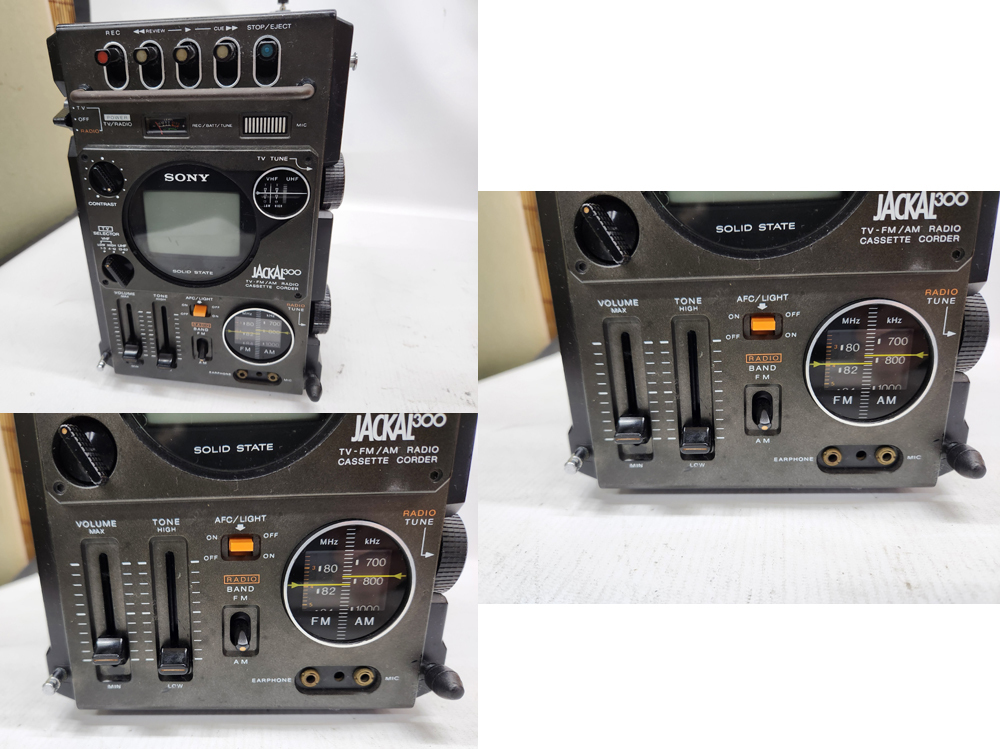 昭和レトロ○SONY FX-300 ラジカセ ソニー JACKAL300 TV-FM/AM 昭和レトロ○SONY FX-300 ラジカセ ソニー JACKAL300 TV-FM/AM
