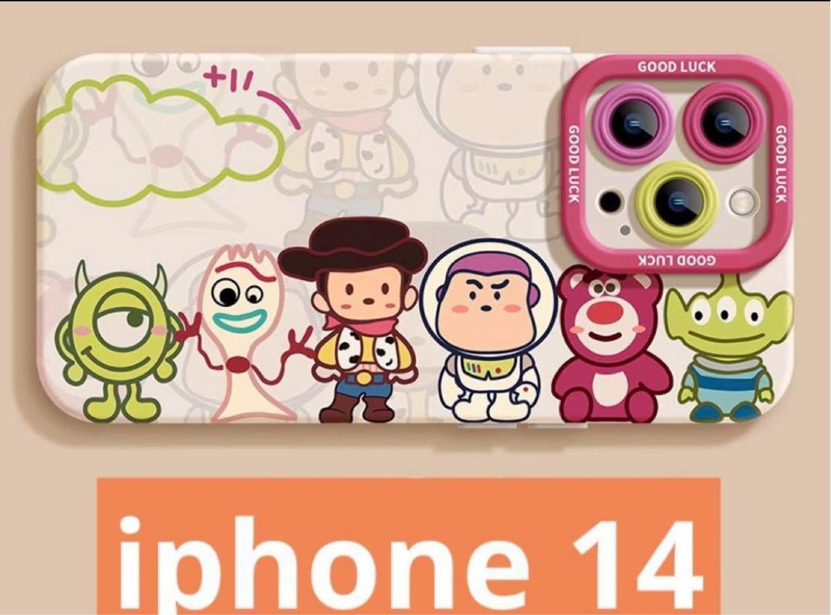 スマホケース　iphone 14対応　漫画　かわいい