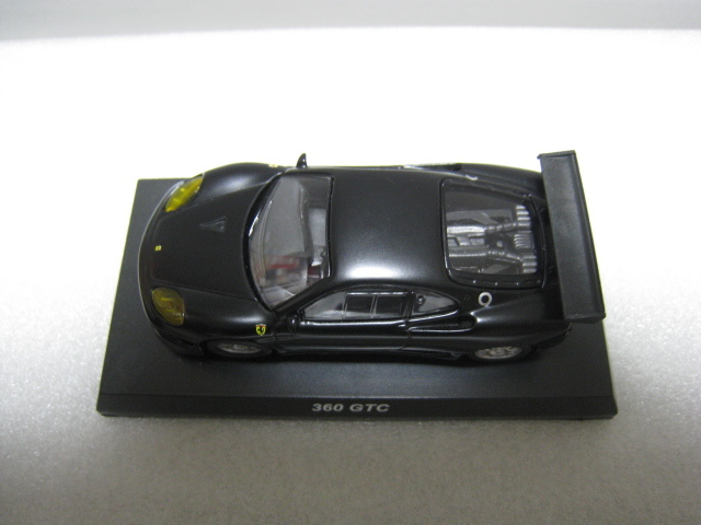 京商　サークルK　第17弾　フェラーリ　コレクションⅣ「 ３６０　ＧＴＣ　マットブラック色　」　1/64　ケース箱、カード、外箱有り_画像5