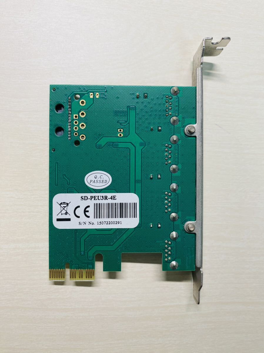 PCパーツ　USB3.0拡張ボード　SD-PEU3R-4E_画像1