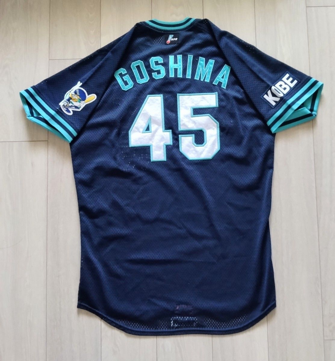 実使用】オリックス ブルーウェーブ 五島 サーパス神戸 上下 実使用】オリックス ブルーウェーブ 五島 サーパス神戸 上下