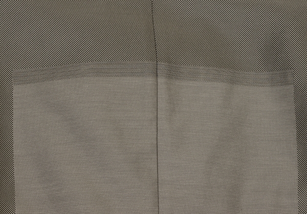 イッセイミヤケ エーポックISSEY MIYAKE A-POC 混紡織り替えセットアップスーツ カーキ2_画像9