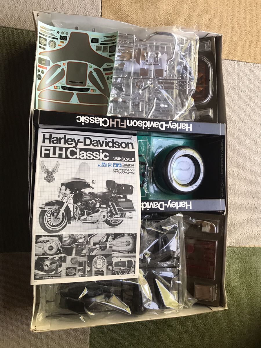  подлинная вещь Harley Davidson черный специальный пластиковая модель TAMIYA 16007 не собран Classic Harley-Davidson