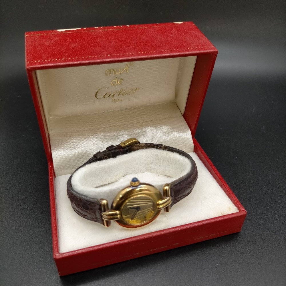 カルティエ Cartier 腕時計 動作品 590002（マストコリゼ　925） レディース 3550295_画像4