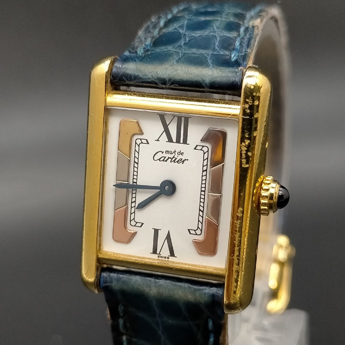 カルティエ Cartier 腕時計 動作品 1613（マストタンク　925） レディース 1274606_画像1