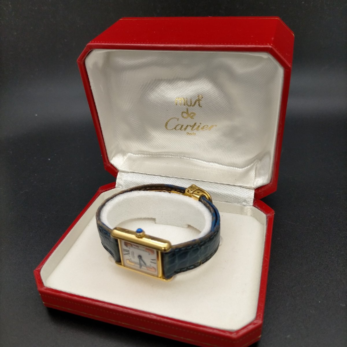 カルティエ Cartier 腕時計 動作品 1613（マストタンク　925） レディース 1274606_画像4