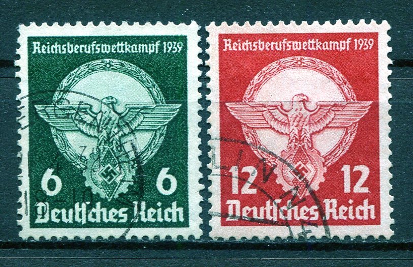 7170◇ドイツ・ナチス 1939年 職業競技会・優勝メダル  2種完 済の画像1