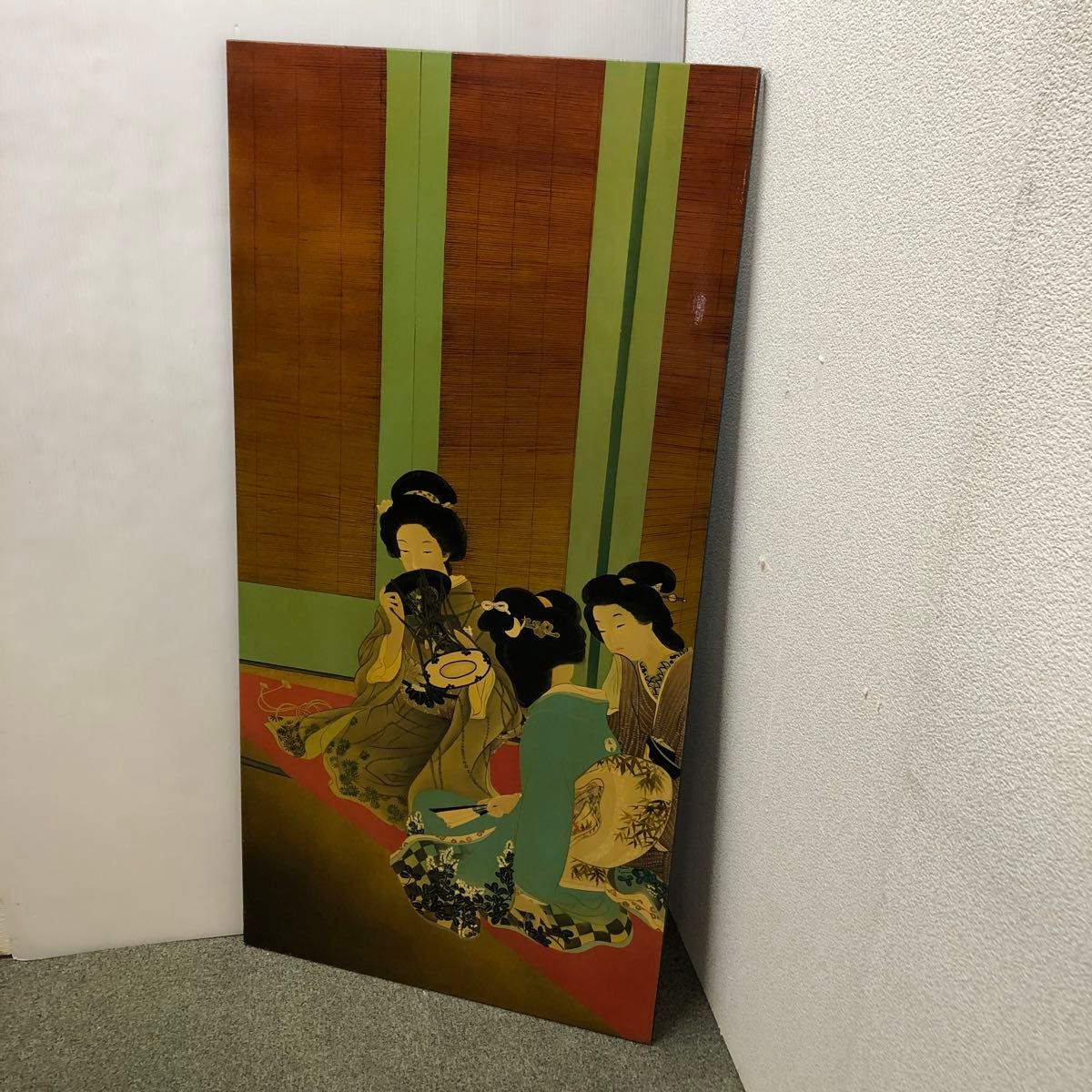 壁飾り　婦人画　アート　美術品　オブジェ