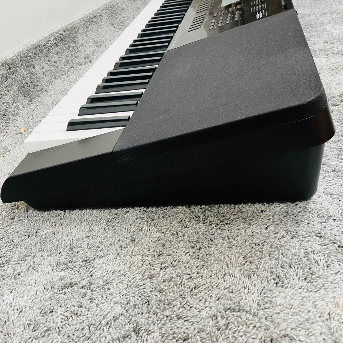 カシオ　電子キーボード　WK-245　譜面台・ペダル・ケーブル付　76鍵盤