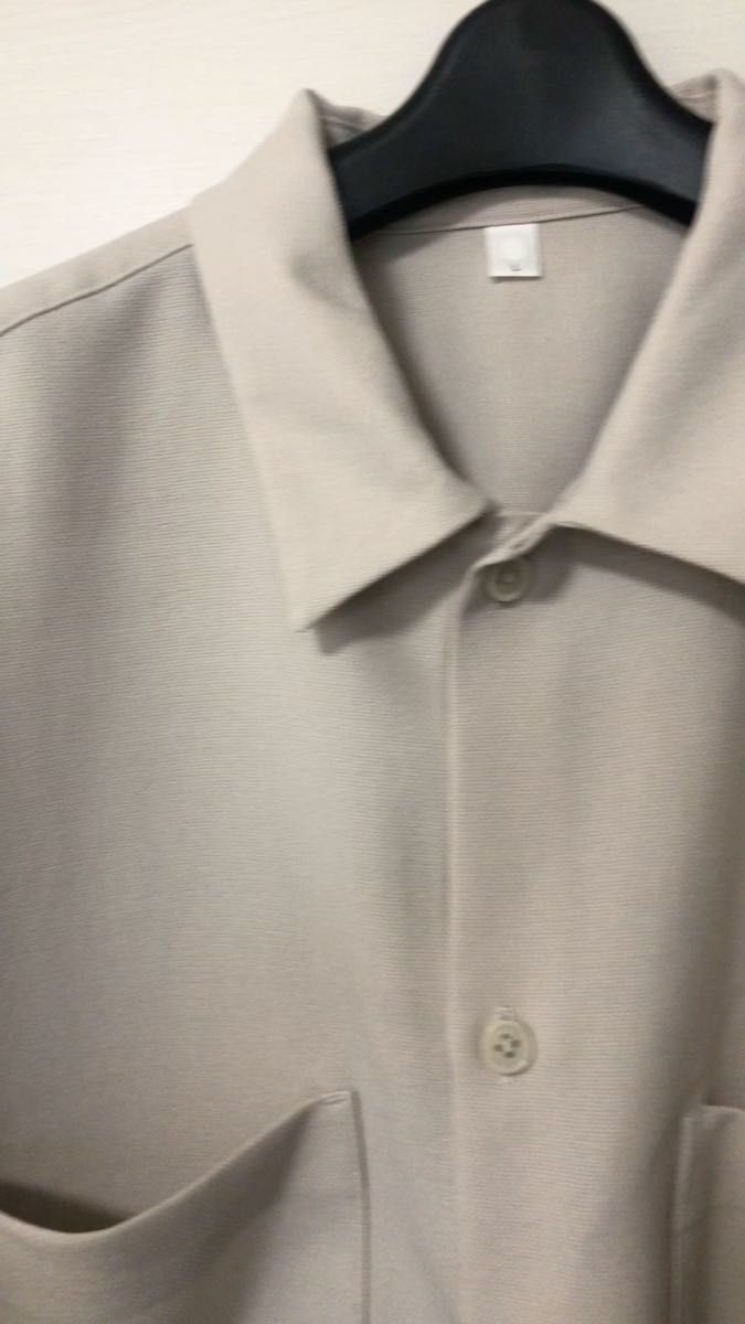 スマイルシードストア　グローバルワーク　オープンカラー 半袖シャツ　Lサイズ
