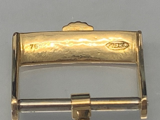 金無垢 美品 ROLEX ロレックス 純正 18 KYG ・750刻印 尾錠 尾錠 金無垢 美品 ROLEX ロレックス 純正 18 KYG ・750刻印 尾錠 尾錠