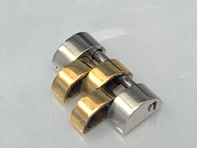 ROLEX ロレックス　純正デイトジャスト ・ボーイズ　68273　78273用 12ｍｍ幅 コンビ用 18KYG/SS 1駒 幅1２mm 中古（ TR24016) 送料無料　