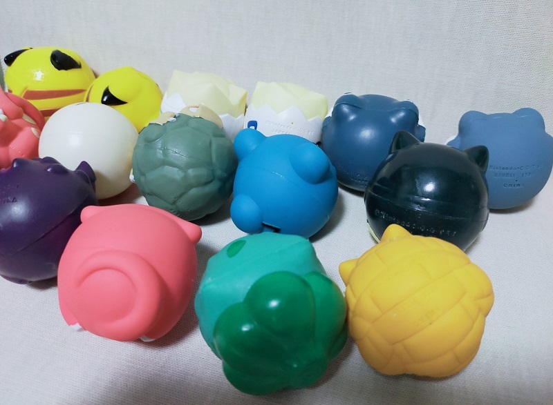 美品★バウンドポケモンボール 16種 ガシャポン 当時物 /ゲンガー/カビゴン/ニョロモ/ゴローニャ/マルマイン/ベロリンガ/他_画像8