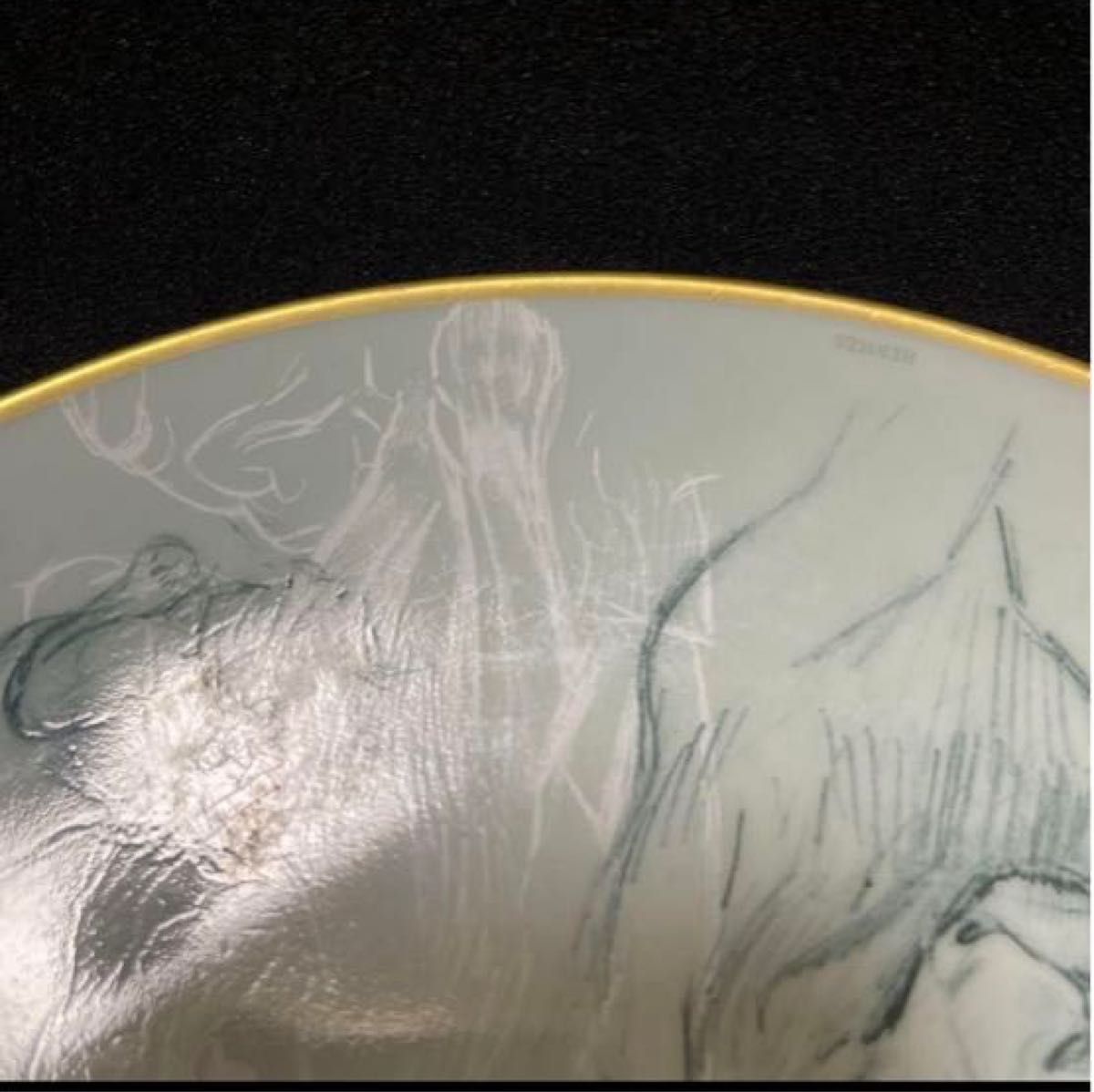 【希少】HERMES 赤道直下のスケッチ　プレート　1枚　飾り皿　絵皿　パンプレート　コレクション　皿　インテリア　置物