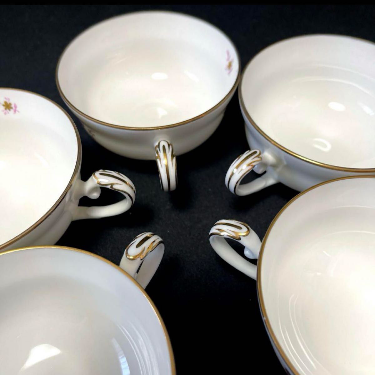 Noritake ノリタケ カップ&ソーサー 5客セット 花柄 ティー Noritake ノリタケ カップ&ソーサー 5客セット 花柄 ティー