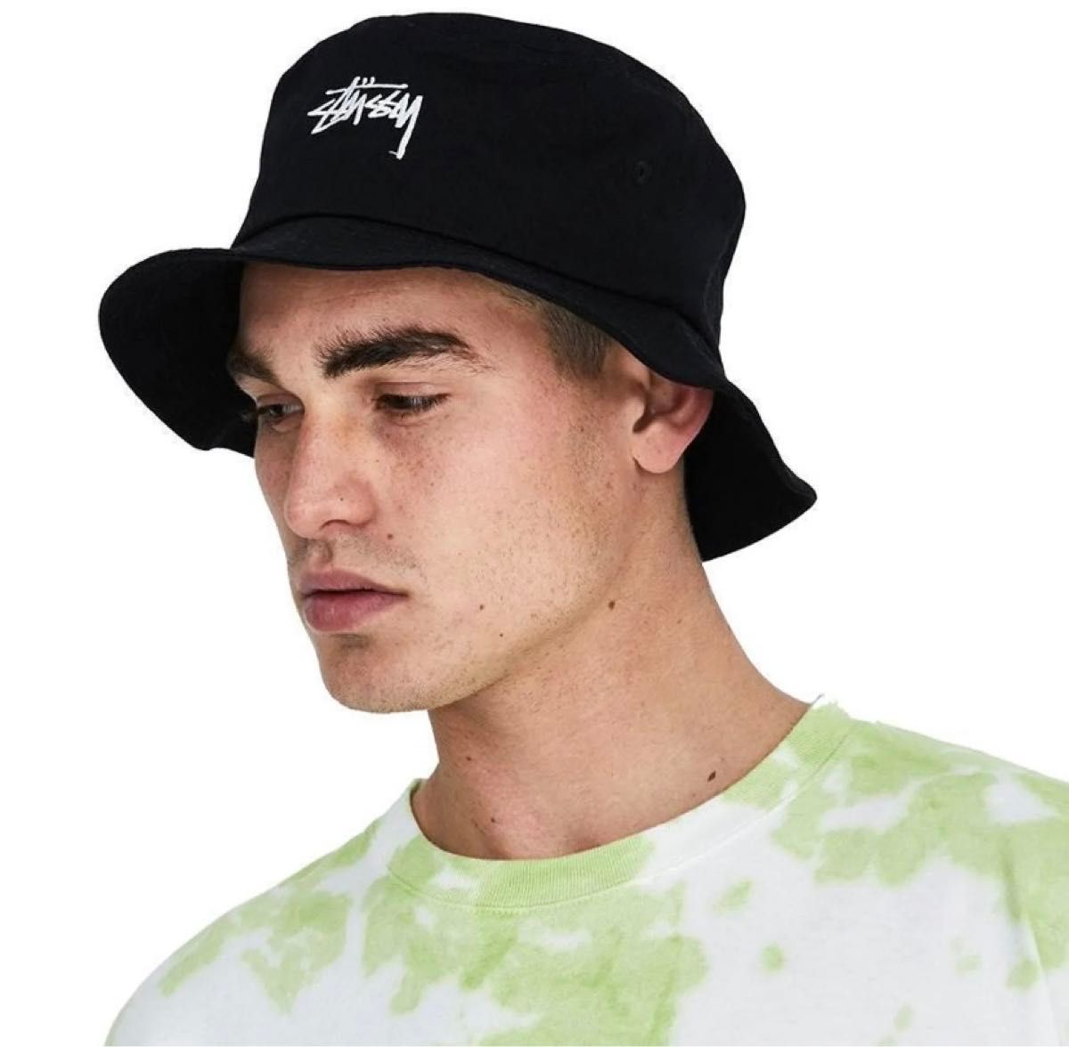  [STUSSY] Stock Bucket Hat バケット・ハット ブラック