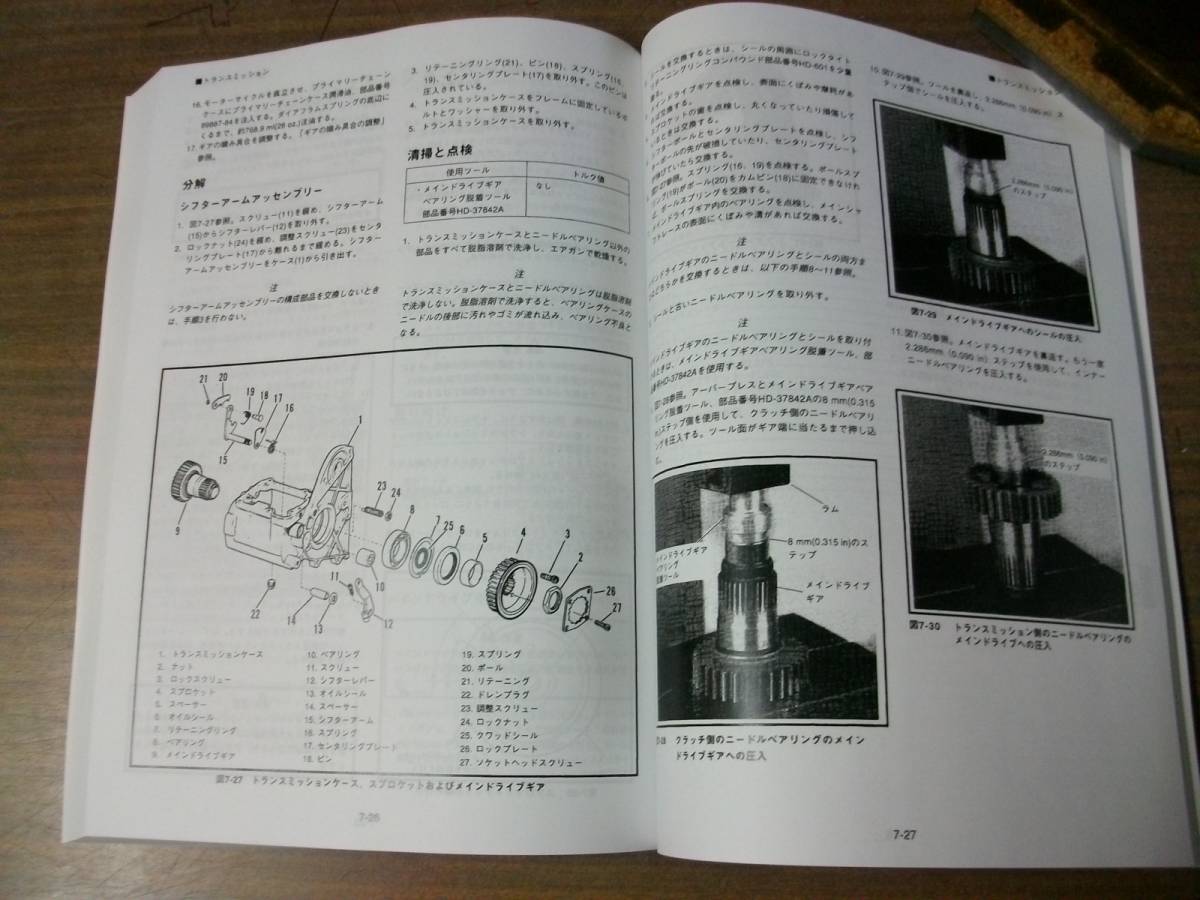 １９９９年　ＥＶＯ最終　ソフテール系　日本語サービスマニュアル_写真改善されてます。