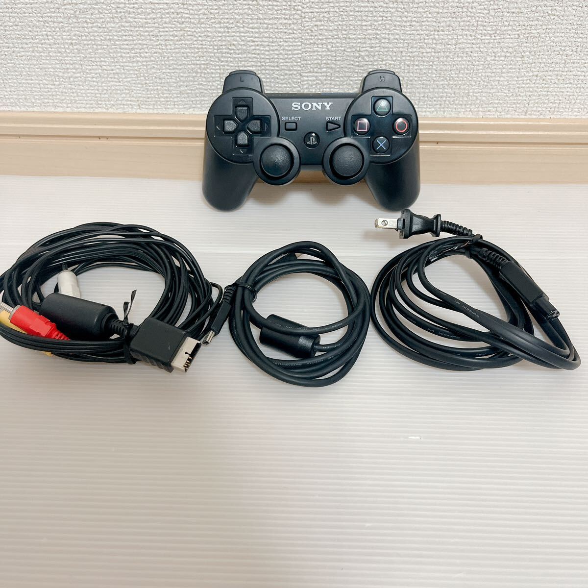  рабочее состояние подтверждено PS3 контроллер CECHZC2J черный палочка немного бойцовая рыбка есть есть SONY беспроводной контроллер кабель комплект A550