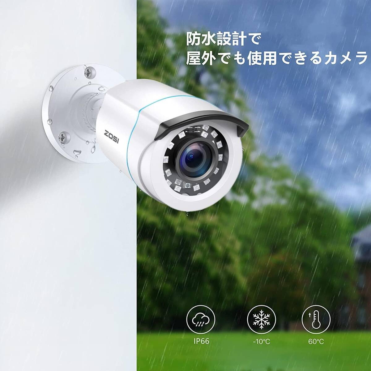 ZOSI security camera outdoors 1080P 200 ten thousand pixels analogue /AHD/CVI/TVI camera infra-red rays 3.6MM wide . lens 960