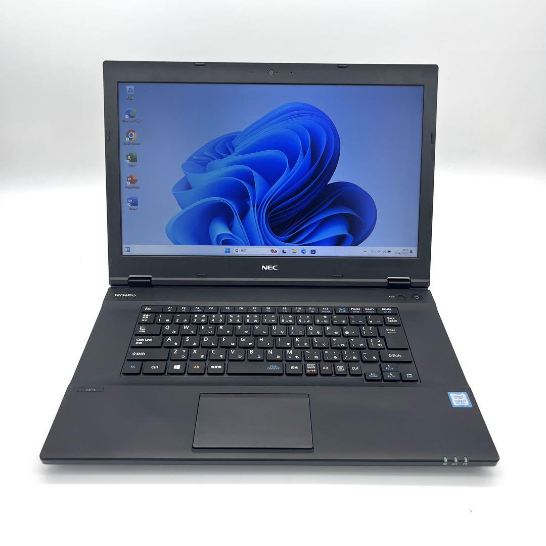 【極美品】NEC/VersaPro VX-4/2019年製/第8世代Core i7-8650U/メモリ16GB/新品SSD512GB搭載/win11/オフィス2021付/Bluetooth搭載_画像2