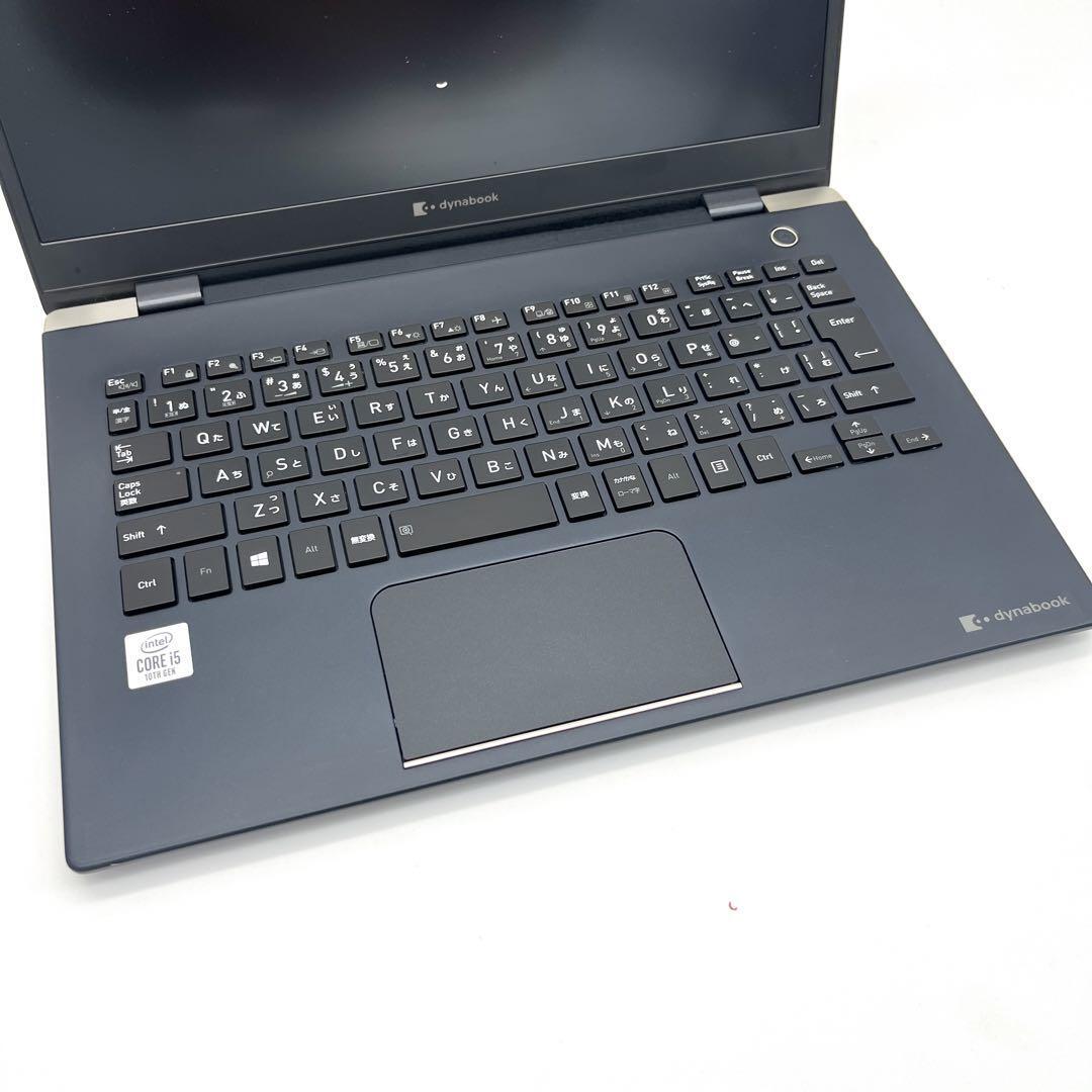 【極美品】2020年製/TOSHIBA/DynaBook G83/FP/第10世代Core i5-10210U/RAM16GB/新品SSD512GB/オフィス2021付/FHD/内蔵カメラ_画像4