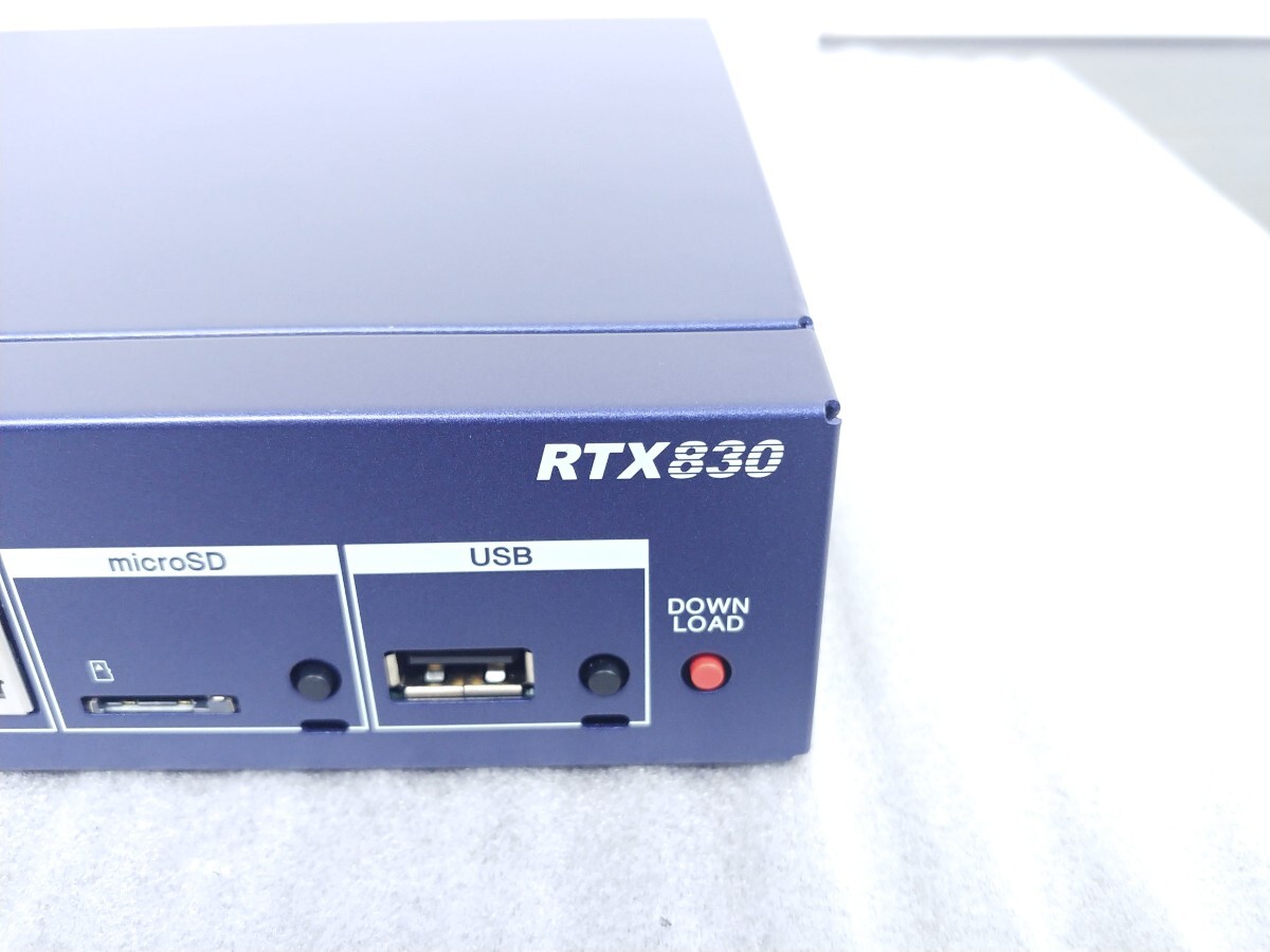 YAMAHA RTX830 ギガアクセス VPN ルーター ヤマハ 動作品 の画像2