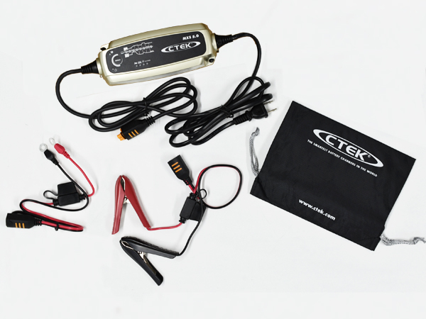 CTEK バッテリーチャージャー＆メンテナー バイクモード自動車モード搭載 シーテック MXS5.0 送料無料_画像3